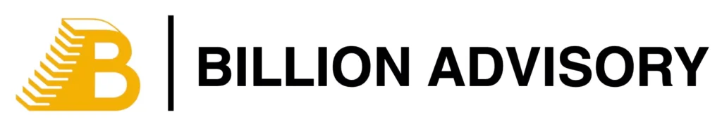 รับทำเว็บไซต์ billion advisory logo land